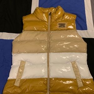 Burberry Puff Vest Size Large